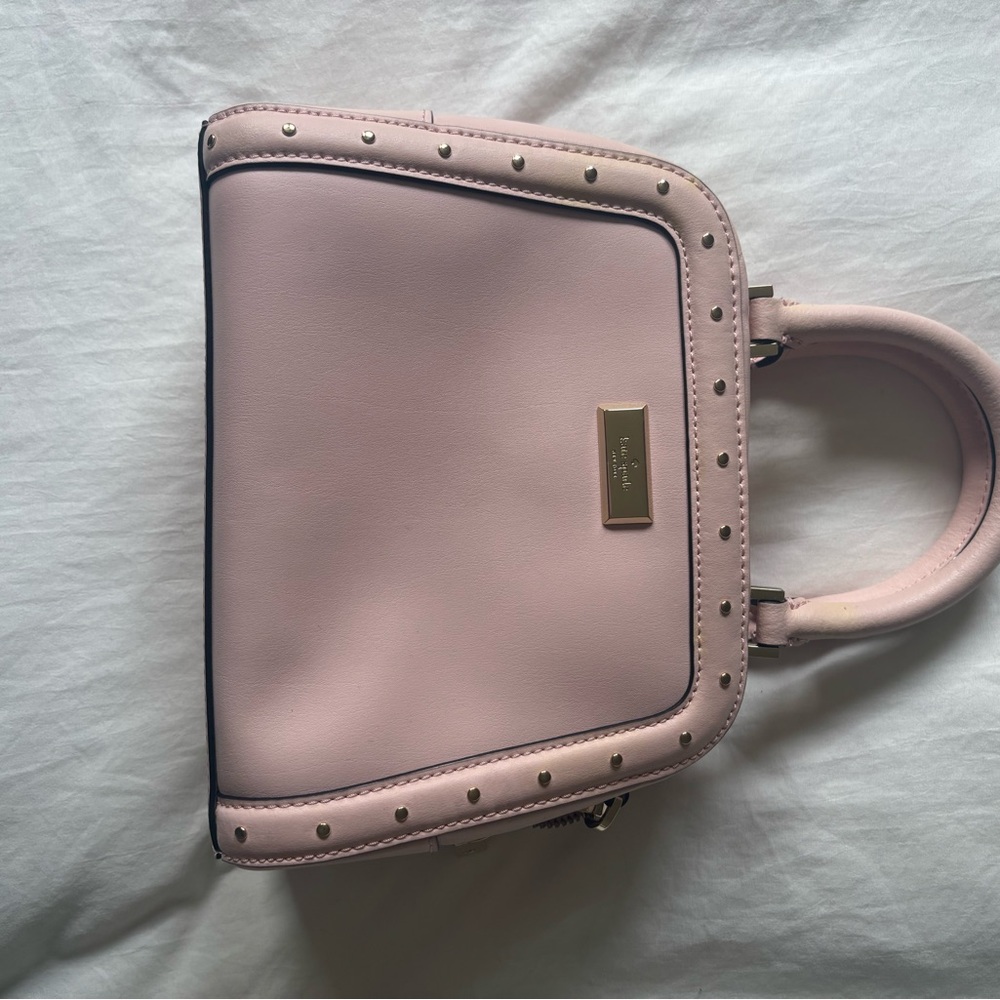 Kate Spade Blush Crossbody Bag with Gold Details